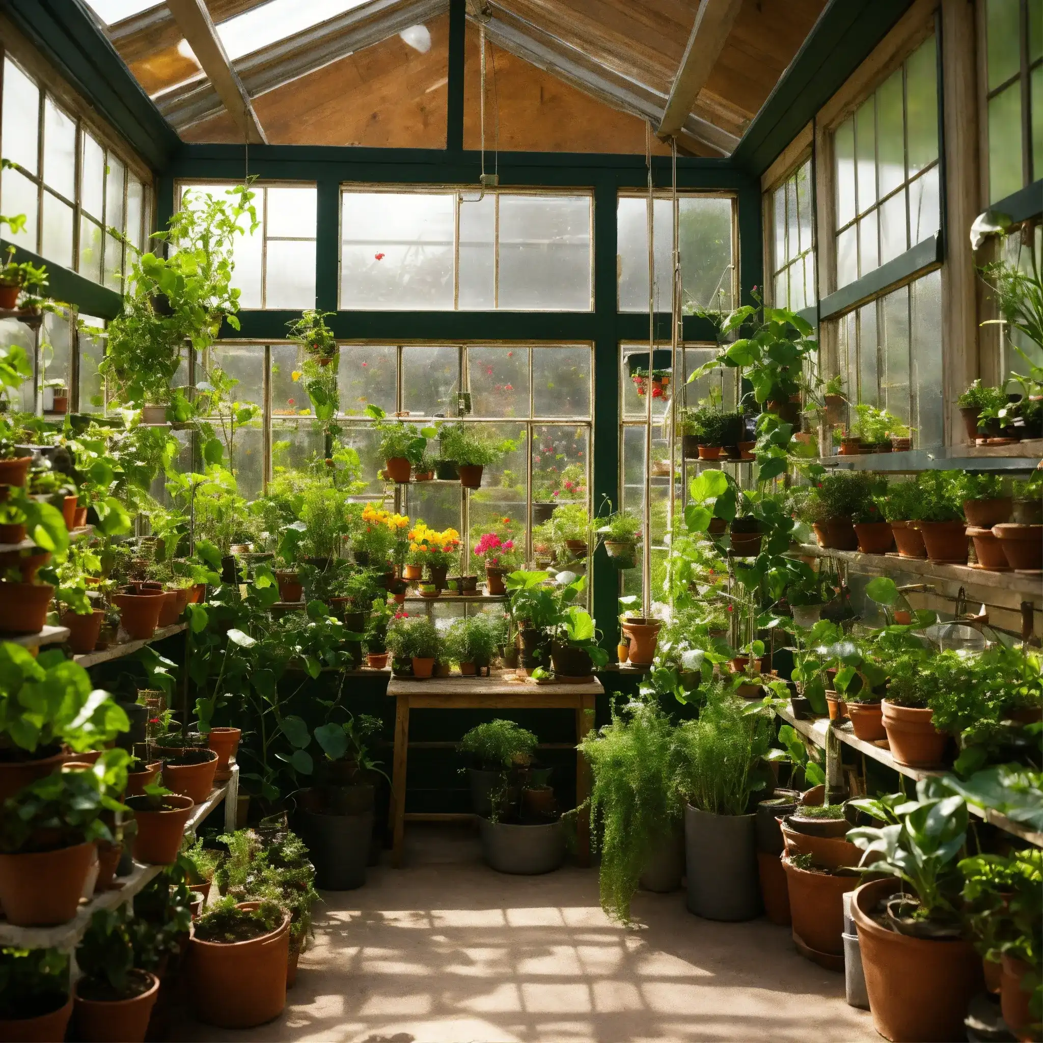 Peaceful garden corner with native Irish plants