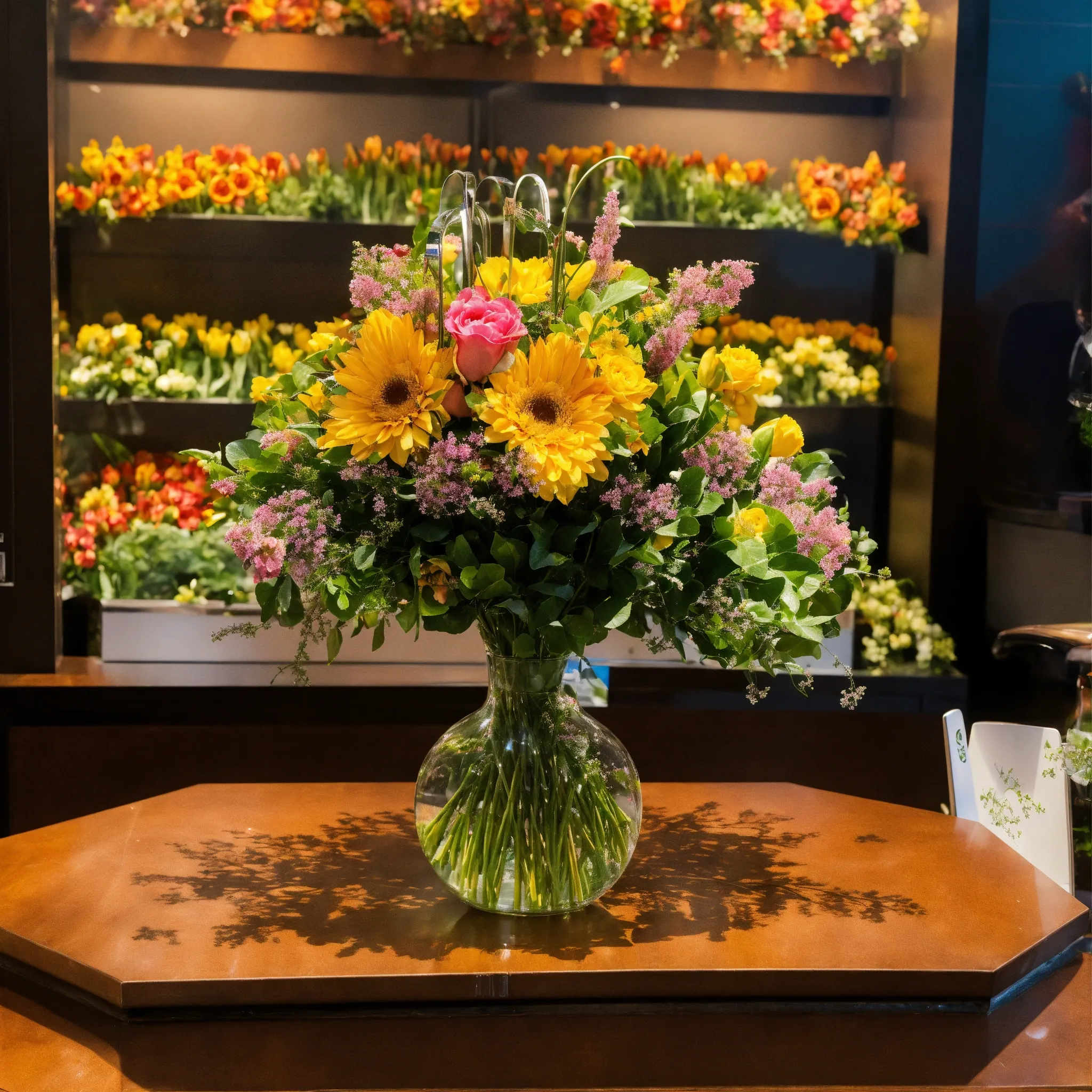 Soft, muted tones in a gentle arrangement